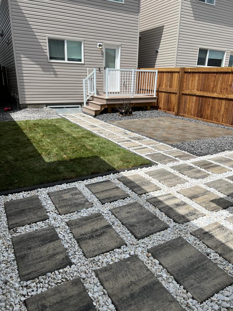 Patio and Walkway